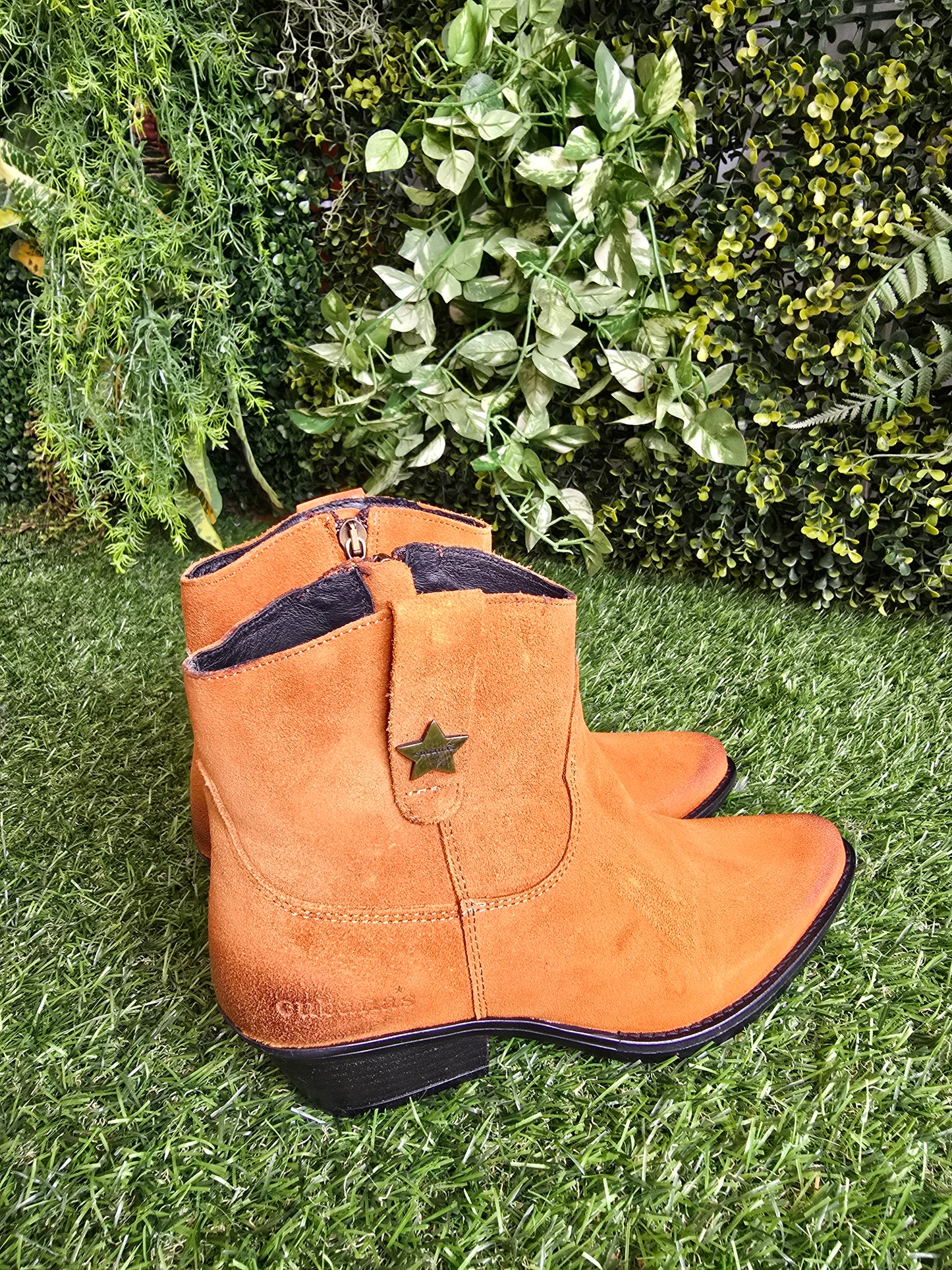 Botas Cubanas Camurça Camel