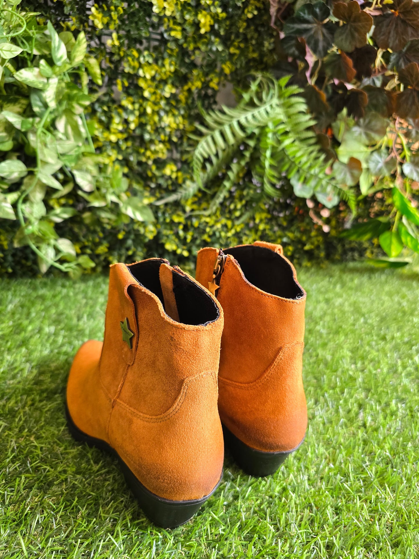 Botas Cubanas Camurça Camel