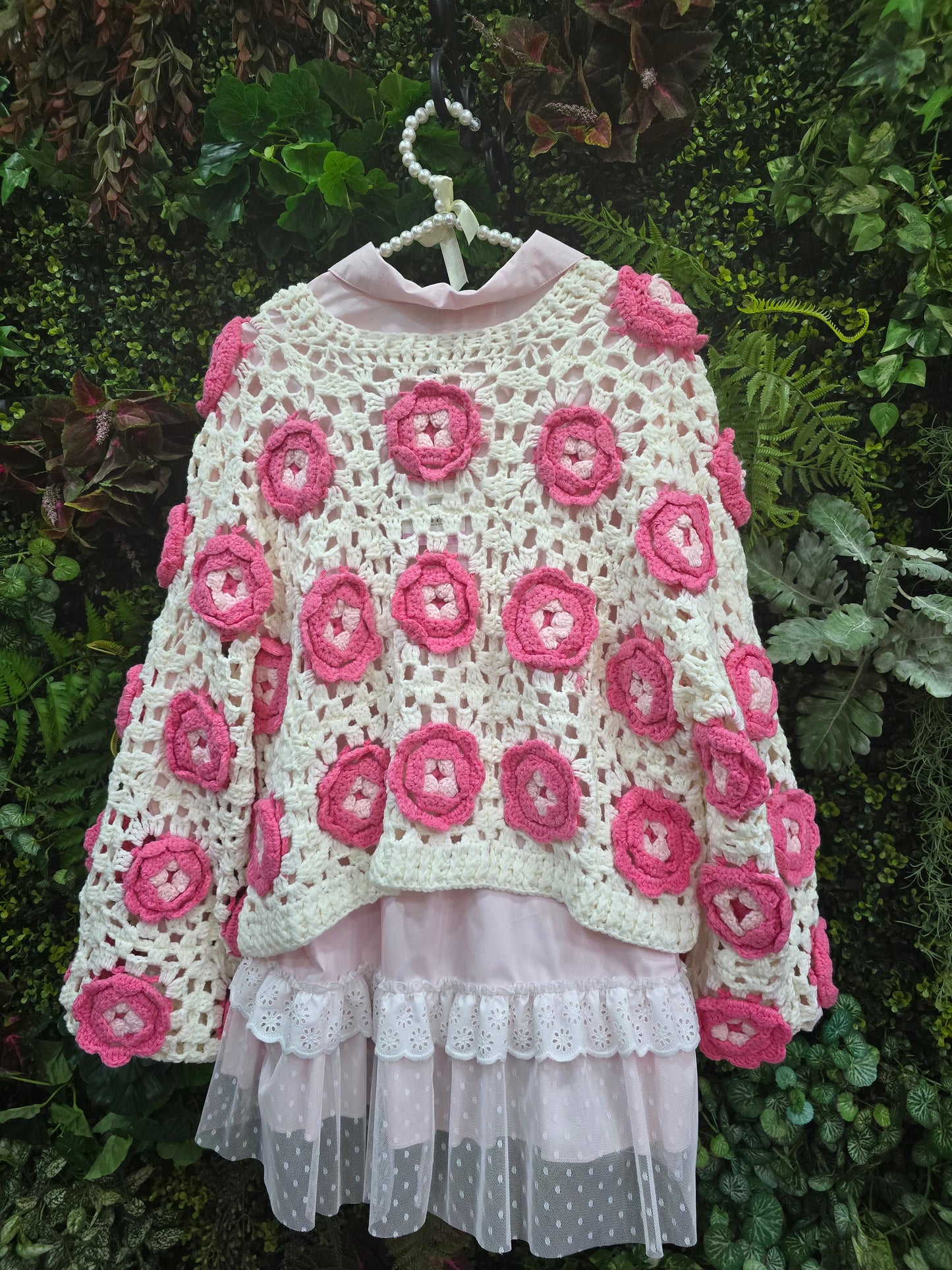Casaco Crochet