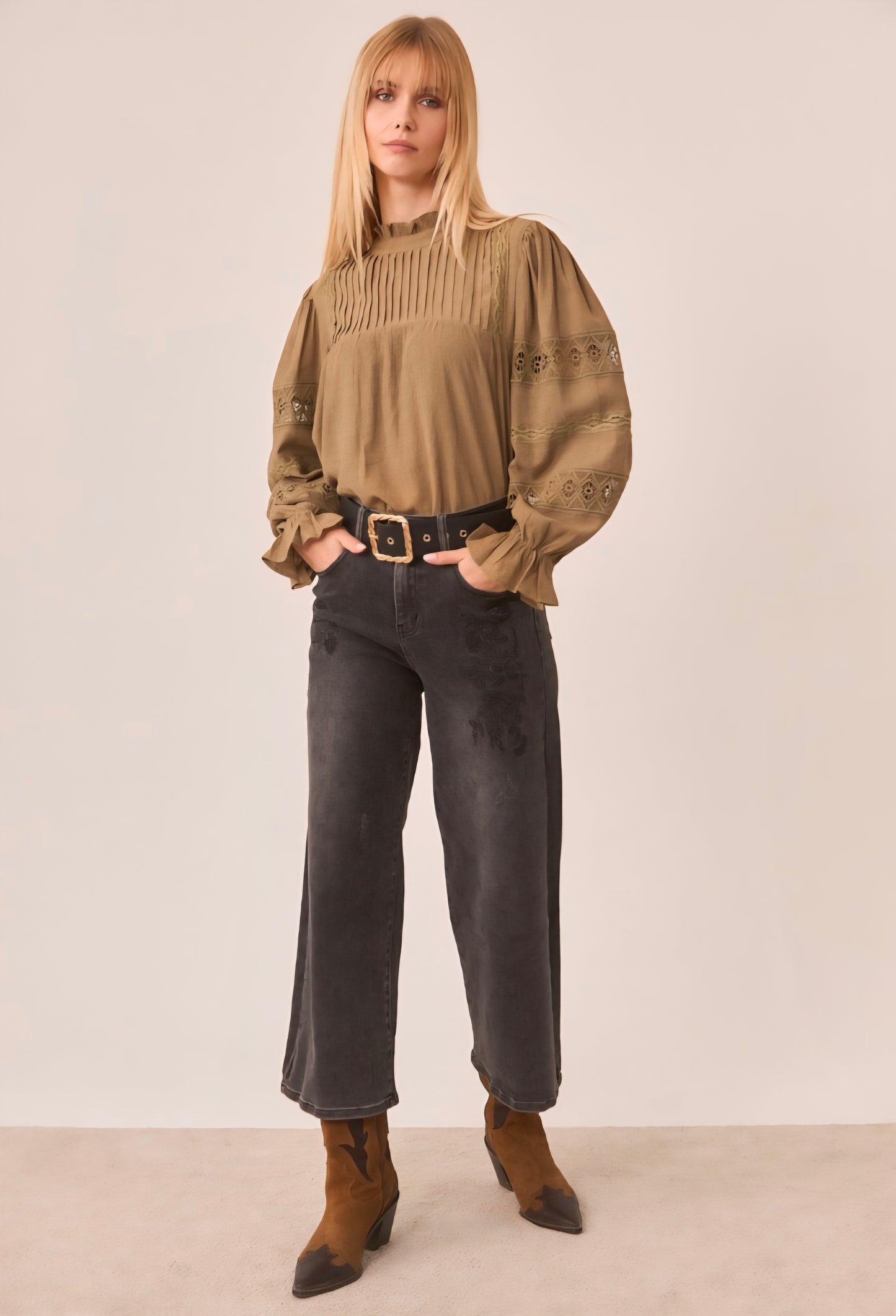 Blusa Nekane Caqui Cetus