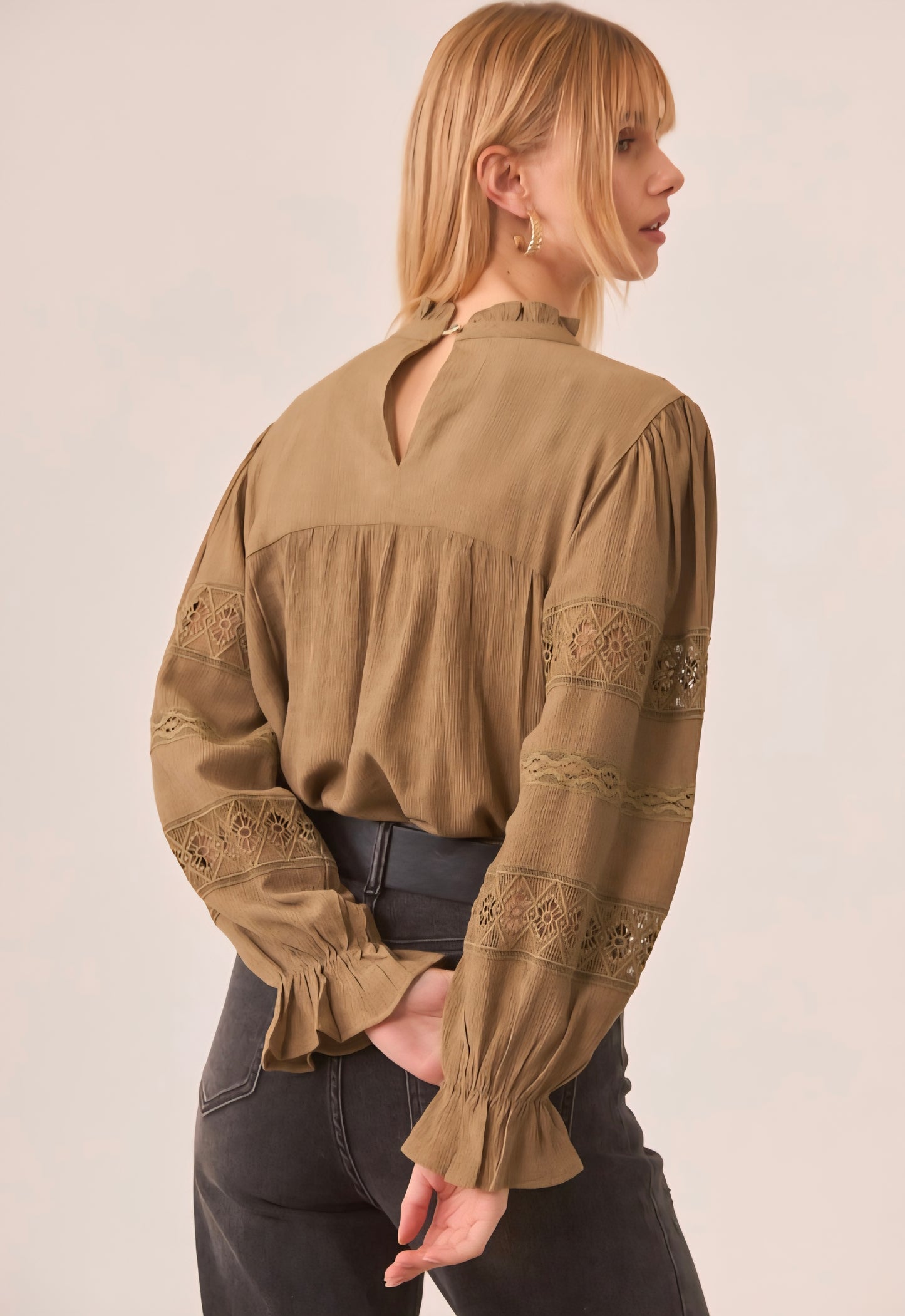 Blusa Nekane Caqui Cetus
