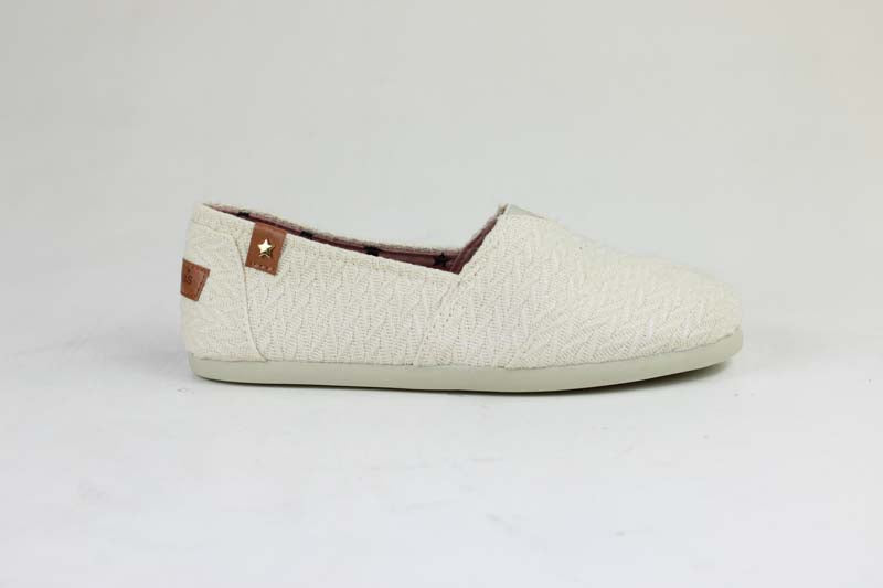 Alpergatas beige Cubanas