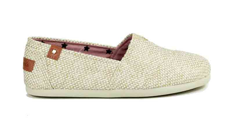 Alpergatas beige Cubanas