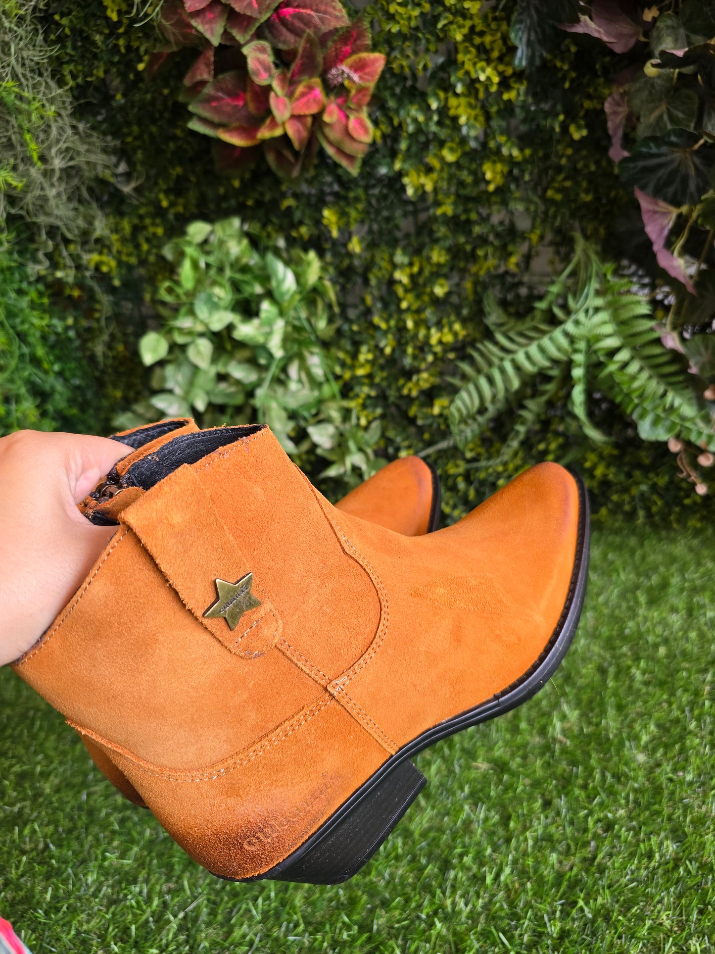Botas Cubanas Camurça Camel