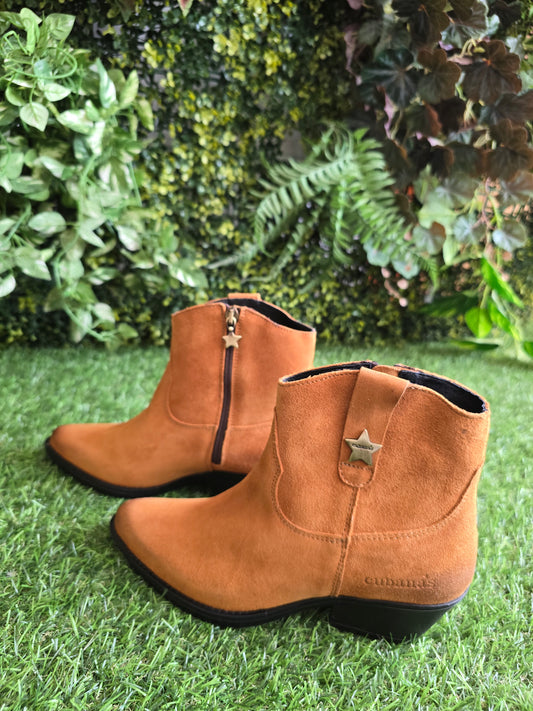 Botas Cubanas Camurça Camel