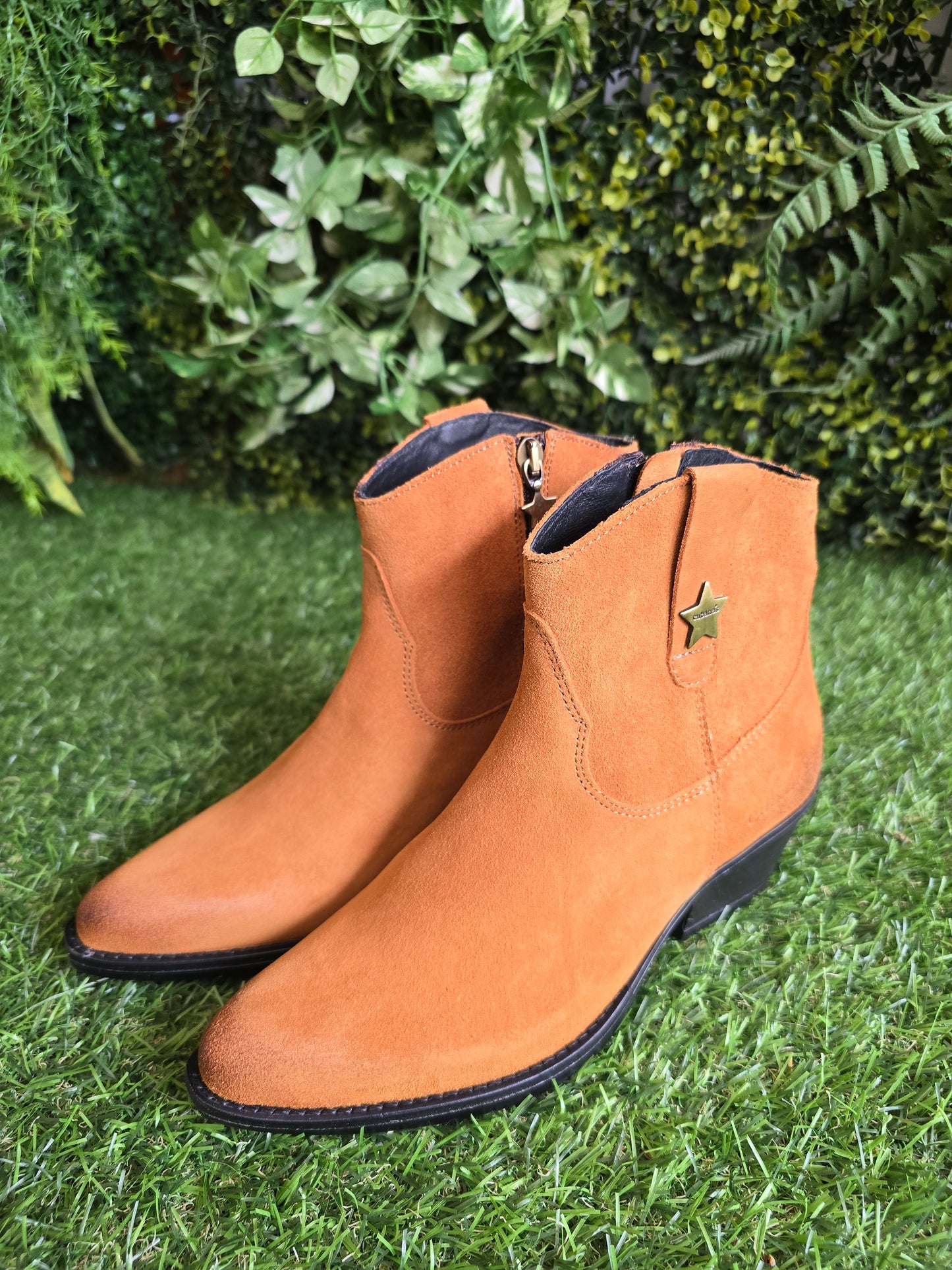 Botas Cubanas Camurça Camel