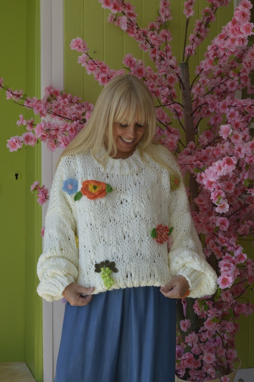 Camisola flores