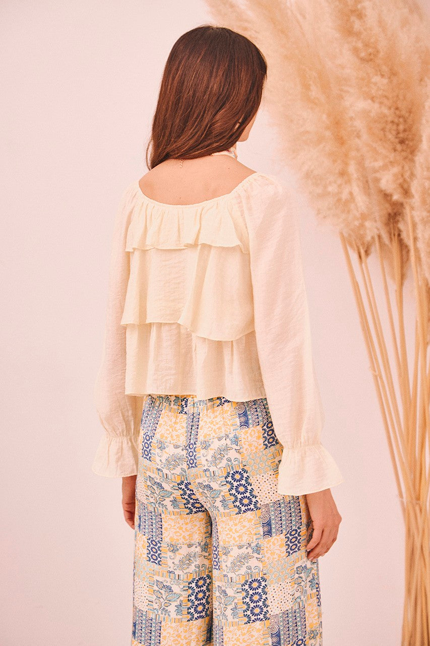 Blusa Saket creme