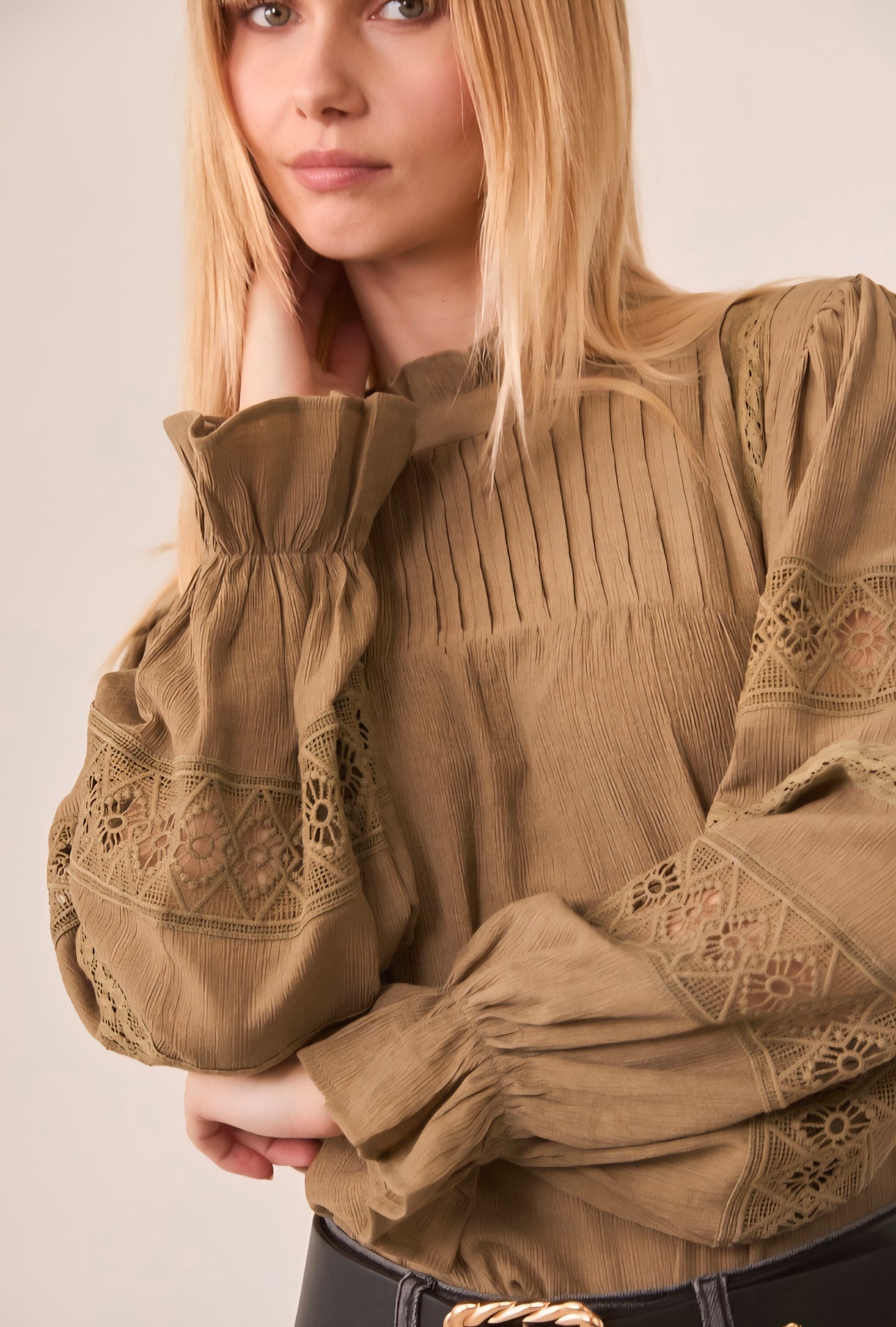 Blusa Nekane Caqui Cetus