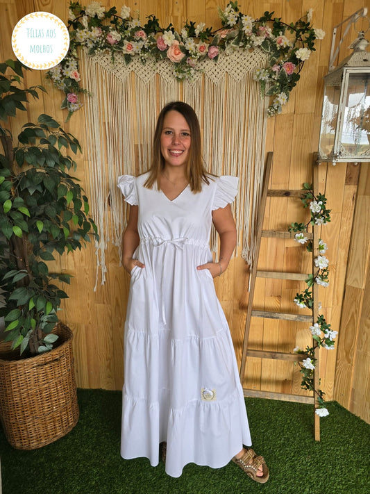 Vestido comprido branco